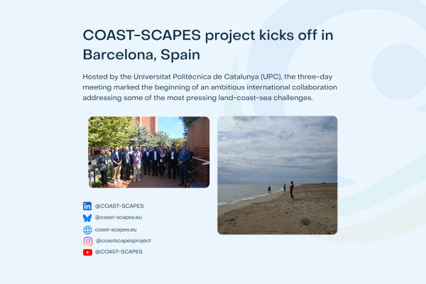 COAST-SCAPES project kicks off in Barcelona, Spain