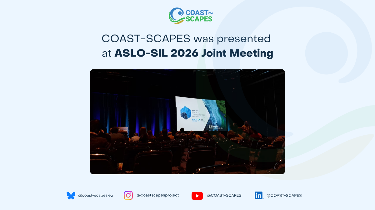 COAST-SCAPES was presented at ASLO-SIL Joint Meeting 2026
