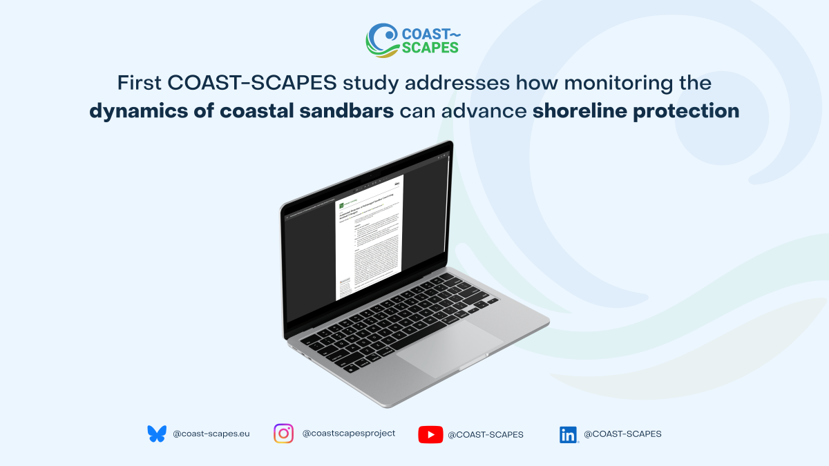 The first COAST-SCAPES study addresses how monitoring the dynamics of coastal sandbars can advance shoreline protection