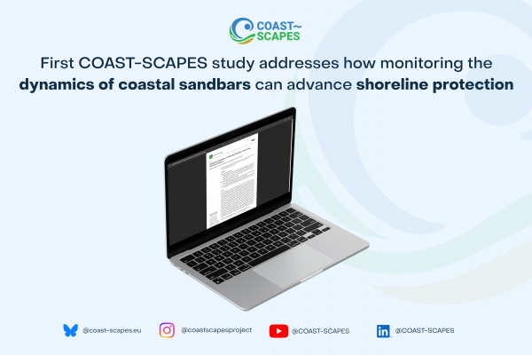 The first COAST-SCAPES study addresses how monitoring the dynamics of coastal sandbars can advance shoreline protection