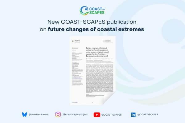 New COAST-SCAPES publication  on future changes of coastal extremes